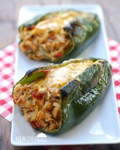 Stuffed Poblano Peppers