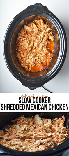 Stupid-Easy Slow Cooker Shredded Mexican Chicken