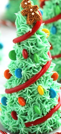 Sugar Cone Christmas Trees