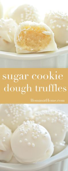 Sugar Cookie Dough Truffles