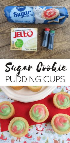 Sugar Cookie Pudding Cups