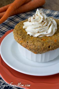 Sugar-Free Carrot Cake Mug Cake