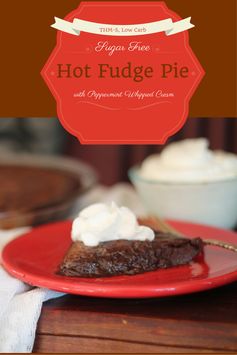 Sugar Free Hot Fudge Pie