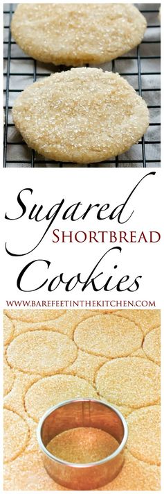 Sugared Shortbread Cookies