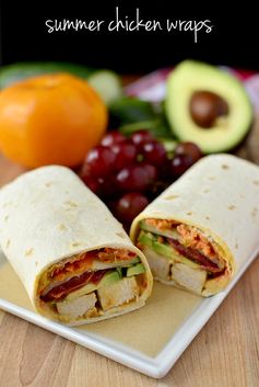 Summer Chicken Wraps