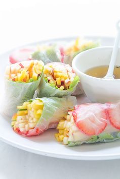 Summer Fruit Spring Rolls