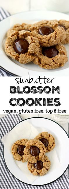 Sunbutter Blossom Cookies