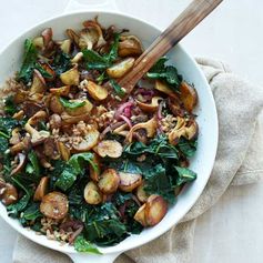 Sunchoke-Kale Hash with Farro