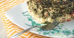 Sunday Slow Cooker: Breakfast Hashbrown Spinach & Ham Casserole