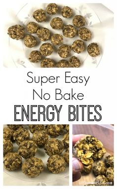 Super Easy No Bake Energy Bites