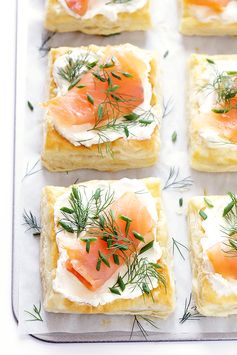 (Super-Easy! Smoked Salmon and Cream Cheese Pastries