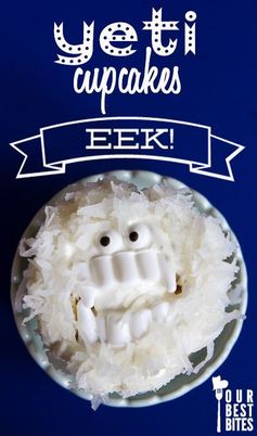 Super-Easy Yeti Cupcakes