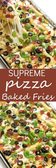 Supreme Pizza Baked Fries