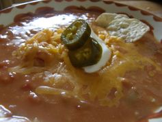 Surprisingly Good Refried Bean Soup