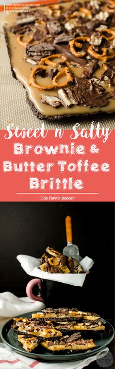 Sweet and Salty Brownie And Butter Toffee Brittle