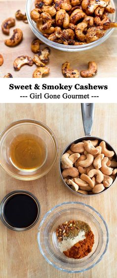 Sweet and Smokey Cashews