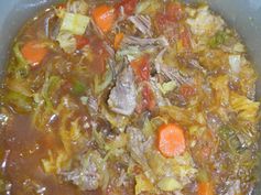 Sweet and Sour Cabbage Soup