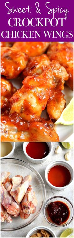 Sweet and Spicy Crock-Pot Chicken Wings