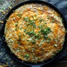 Sweet Corn Spoon Bread Pudding