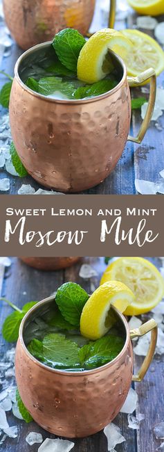 Sweet Lemon and Mint Moscow Mule