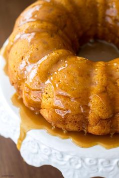 Sweet Potato Bundt Cake with Brown Sugar Glaze