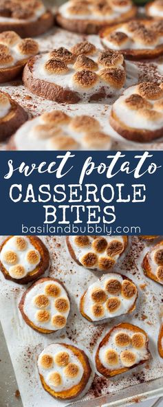 Sweet Potato Casserole Bites