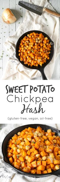 Sweet Potato Chickpea Hash