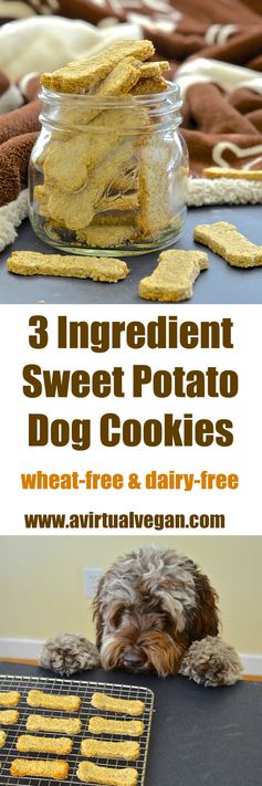 Sweet Potato Dog Cookies