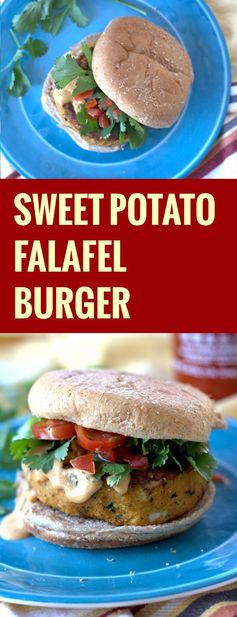 Sweet Potato Falafel Burgers