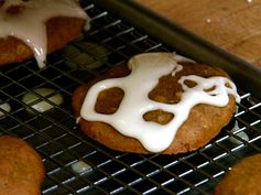 Sweet Potato Pie Cookies with Orange Glaze