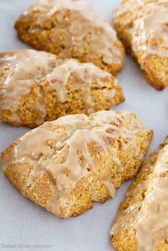 Sweet Potato Scones with Brown Sugar Glaze