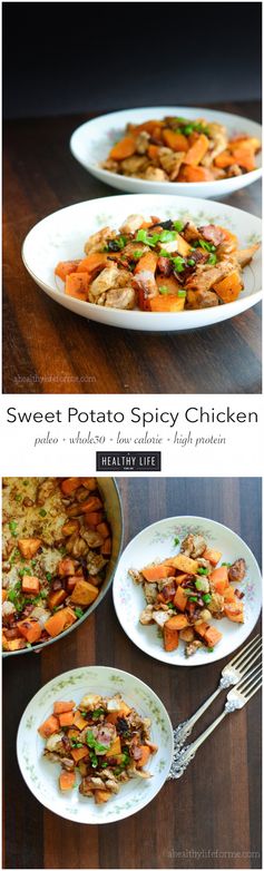 Sweet Potato Spicy Chicken