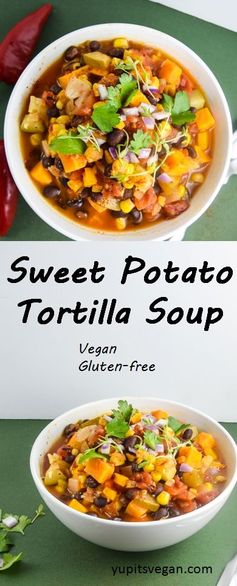 Sweet Potato Tortilla Soup