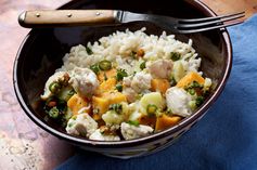Sweet Potatoes With Chicken and Lemon Grass