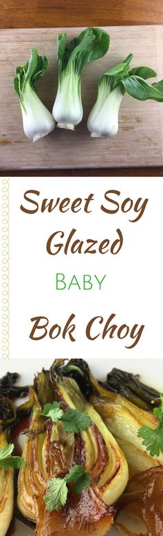 Sweet Soy-Glazed Baby Bok Choy