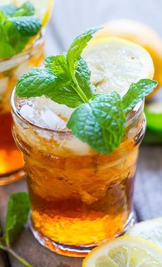 Sweet Tea Mint Juleps