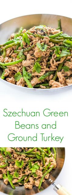 Szechuan Green Beans and Ground Turkey