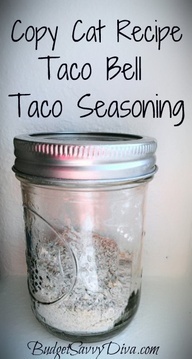 Taco Bell Taco Seasoning