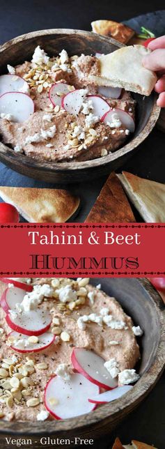 Tahini and Beet Hummus