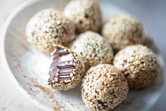 Tahini Cinnamon Truffles