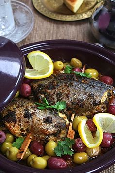 Tajine de poisson à la chermoula