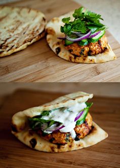 Tandoori Chicken Burgers