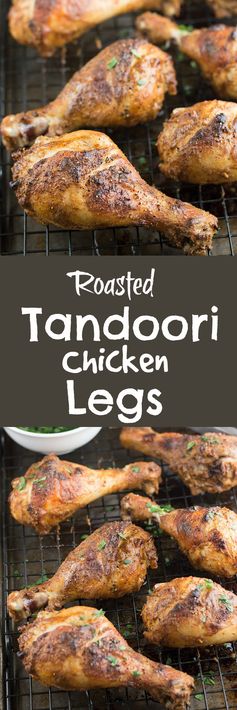 Tandoori Inspired Roasted Chicken Legs