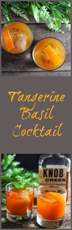 Tangerine Basil Cocktail