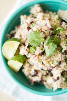 Tangy Black Beans and Rice – Pressure Cooker