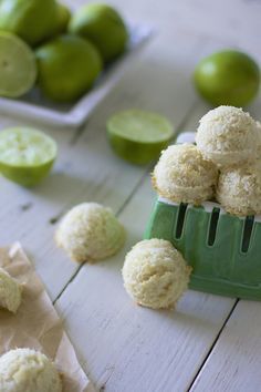 Tangy Coconut Lime Macaroons