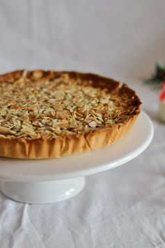 Tarte de batata-doce e frutos secos