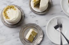 Tea for Two: Pistachio Orange Mini Cakes with Grand Marnier Cream Cheese Frosting