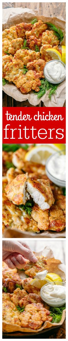 Tender Chicken Fritters