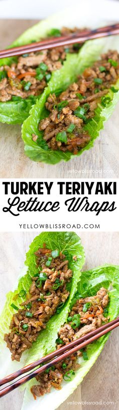 Teriyaki Turkey Lettuce Wraps